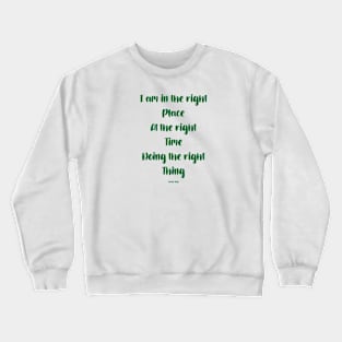healing , Retro, love, Retro Quote Crewneck Sweatshirt